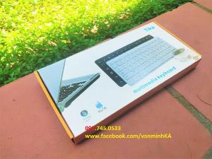 Bàn phím mini Tika có dây USB, nhỏ gọn, đa năng, giá rẻ