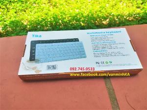 Bàn phím mini Tika có dây USB, nhỏ gọn, đa năng, giá rẻ