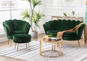 Sofa vỏ sò thiết kế độc đáo dành cho các tiệm cafe tại Phú Giáo