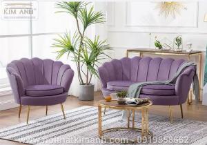 Sofa vỏ sò thiết kế độc đáo dành cho các tiệm cafe tại Phú Giáo