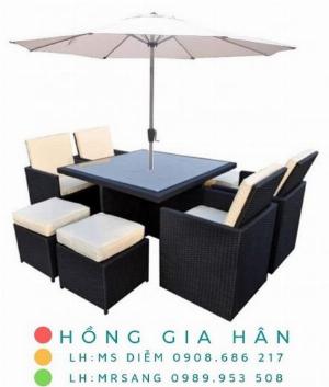 Sofa mây nhựa Hồng Gia Hân 216