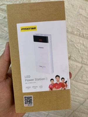 Pin sạc dự phòng Pisen LCD Power Station III 20.000mAh