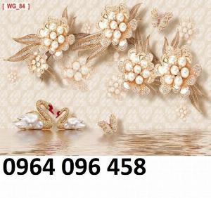 Tranh gạch ốp tường 3d cá chép phong thủy - KNB4
