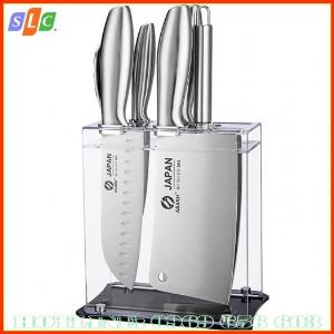 Bộ dao làm bếp 07 món JAPAN cao cấp kèm khay đựng