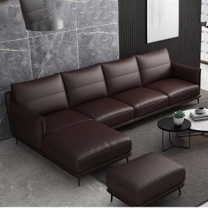 Các mẫu sofa góc chữ L bằng da cho phòng khách đẹp Bình Dương