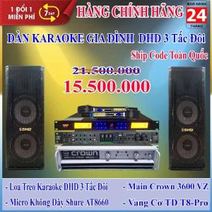 Combo Dàn Karaoke Gia Đình DHD 3 Tấc Đôi - Huynh Phát Audio