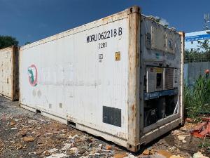 Thùng container lạnh 20feet hàng Nhật