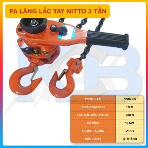 Palang lắc tay Nitto 3T x 1.5M