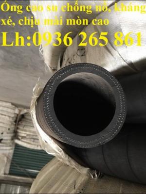 Phân phối ống cao su bố vải 3 lớp bố dù, 5 lớp bố dù dùng hút xả nước, dẫn dung môi