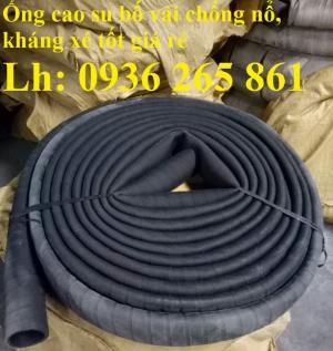 Phân phối ống cao su bố vải 3 lớp bố dù, 5 lớp bố dù dùng hút xả nước, dẫn dung môi