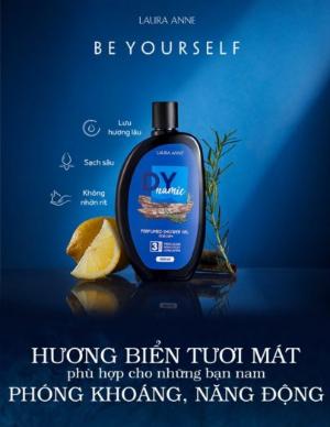 Sữa Tắm Nước Hoa Laura Anne Dynamic For Him 400ml