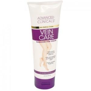 Advanced Clinicals Vein Care Kem giãn tĩnh mạch. Loại bỏ tĩnh mạch giãn và tĩnh mạch nhện. (237ml ).