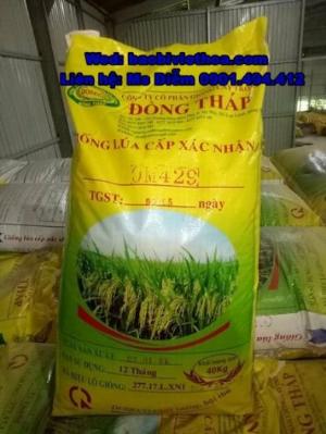 Bao đựng lúa giống 40 kg in trục đồng giá rẻ
