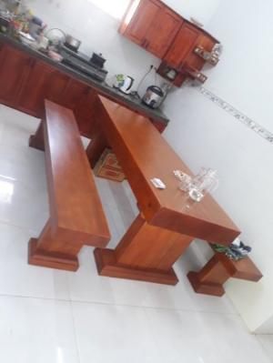 Bán bộ bàn ghế k3 nguyên khối gỗ sao xanh Campuchia