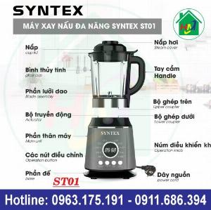Máy Làm Sữa Hạt Xay Nấu Đa Năng Syntex ST01