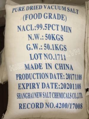 Muối tinh NaCl 99,5% Trung Quốc
