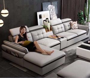 Sofa Da Phòng Khách Cao Cấp N08