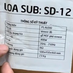 Loa Sub PS Audio SD-12 hàng nhập khẩu chính hãng bảo hành 12 tháng