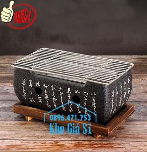 Lò nướng than Kiểu Nhật - Bếp nướng để bàn kiểu nhật hình vuông - Bếp nướng gang kiểu nhật hình tròn giá tốt tại HCM