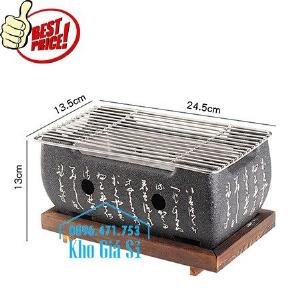 Lò nướng than Kiểu Nhật - Bếp nướng để bàn kiểu nhật hình vuông - Bếp nướng gang kiểu nhật hình tròn giá tốt tại HCM