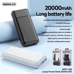 Pin Dự Phòng 20000mah Remax RPP-166 sạc nhanh 2.1 loại tốt