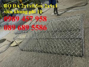 Hộp rọ đá 2x1x1, Rọ đá 2x1x1(m), 1.5x1x1(m), 2x1x0.5(m), 1x1x0.5(m)