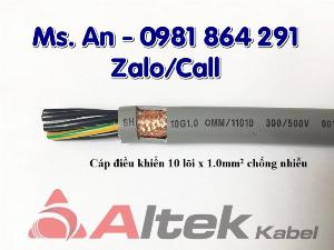 Cáp điều khiển CT-500 10x0.5/0.75/1.0/1.5 mm2