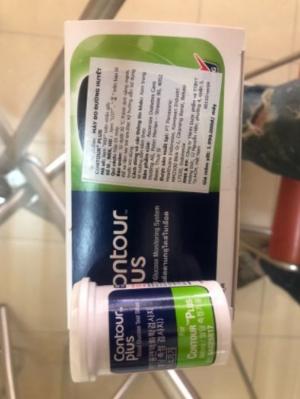 Máy đo đường huyết Contour Plus hàng full box mới 100%