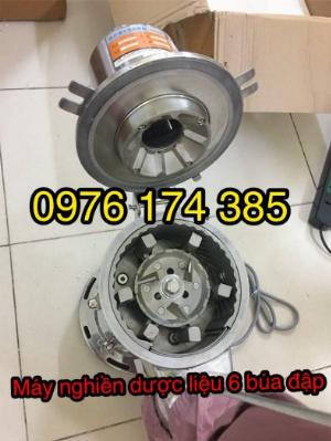 Máy nghiền thảo dược, tam thất siêu mịn 6 búa đập 2500W