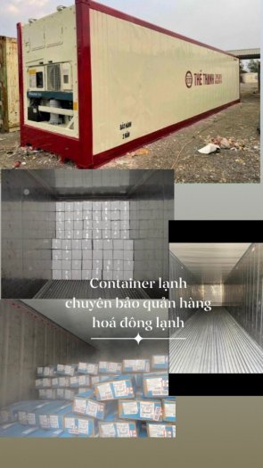 Thùng container lạnh chứa hàng