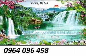 Tranh gạch 3d phong thủy mệnh mộc - 654XM
