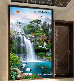 Tranh gạch 3d - gạch tranh 3d phong thủy - XBV4