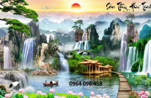 Tranh gạch men 3d mẫu phong cảnh - HGC3