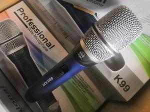 Micro Có Dây BBS K99 Hàng Nội Địa Karaoke Chuyên Nghiệp