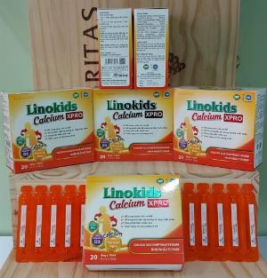 Linokids Calcium Xpro hô trợ còi xương, thiếu hụt calci tuổi dậy thì, loãng xương người lớn tuổi.