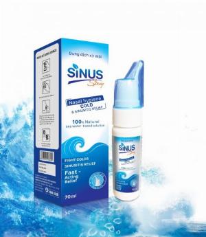 Sinus Spray Người Lớn - Dung Dịch Xịt Mũi 70 Ml