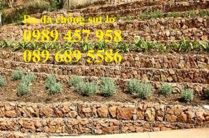 Nhà máy sản xuất Rọ đá mạ kẽm 1x1x2m, Rọ thép bọc chống sạt lở 2x1x0,5m