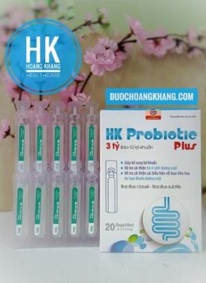 HK Probiotic Plus 3 tỷ bào tử lợi khuẩn + kẽm kích thích ăn ngon.