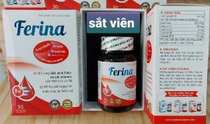Ferina Bổ sung Sắt, acid Folic và các vitamin cần thiết cho cơ thể.