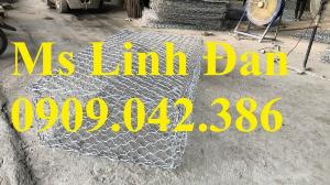 Rọ đá mạ kẽm, rọ đá bọc nhựa pvc, rọ đá mạ kẽm 2x1x0.5m,
