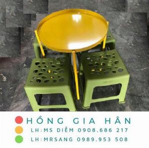 Bàn ghế cafe giá siêu rẻ Hồng Gia Hân C101