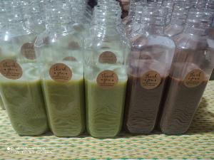 Trà thái xanh. Hồng trà sữa cacao