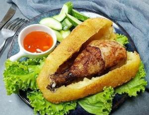 Đùi gà bó xôi 1 cái