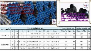 Thép ống đúc ASTM A106/ 5PL