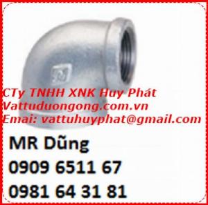 Co ren kẽm DN25 ( phi 34)