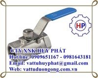 Van bi tay gạt ren DN20 ( phi 27) inox 304