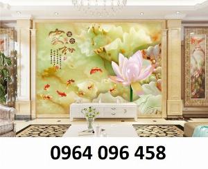 Gạch tranh ốp tường 3d mẫu hoa ngọc - DXC23