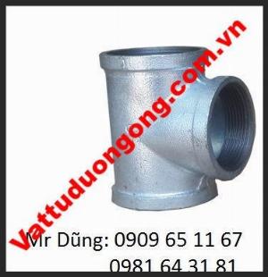 Tê ren kẽm DN20 ( phi 27)