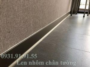 NẸP LEN CHÂN TƯỜNG NHÔM - PHÀO NẸP CHÂN TƯỜNG -