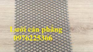 Lưới mắt cáo cán phẳng, lưới dập giãn cán phẳng, lưới thép hình thoi